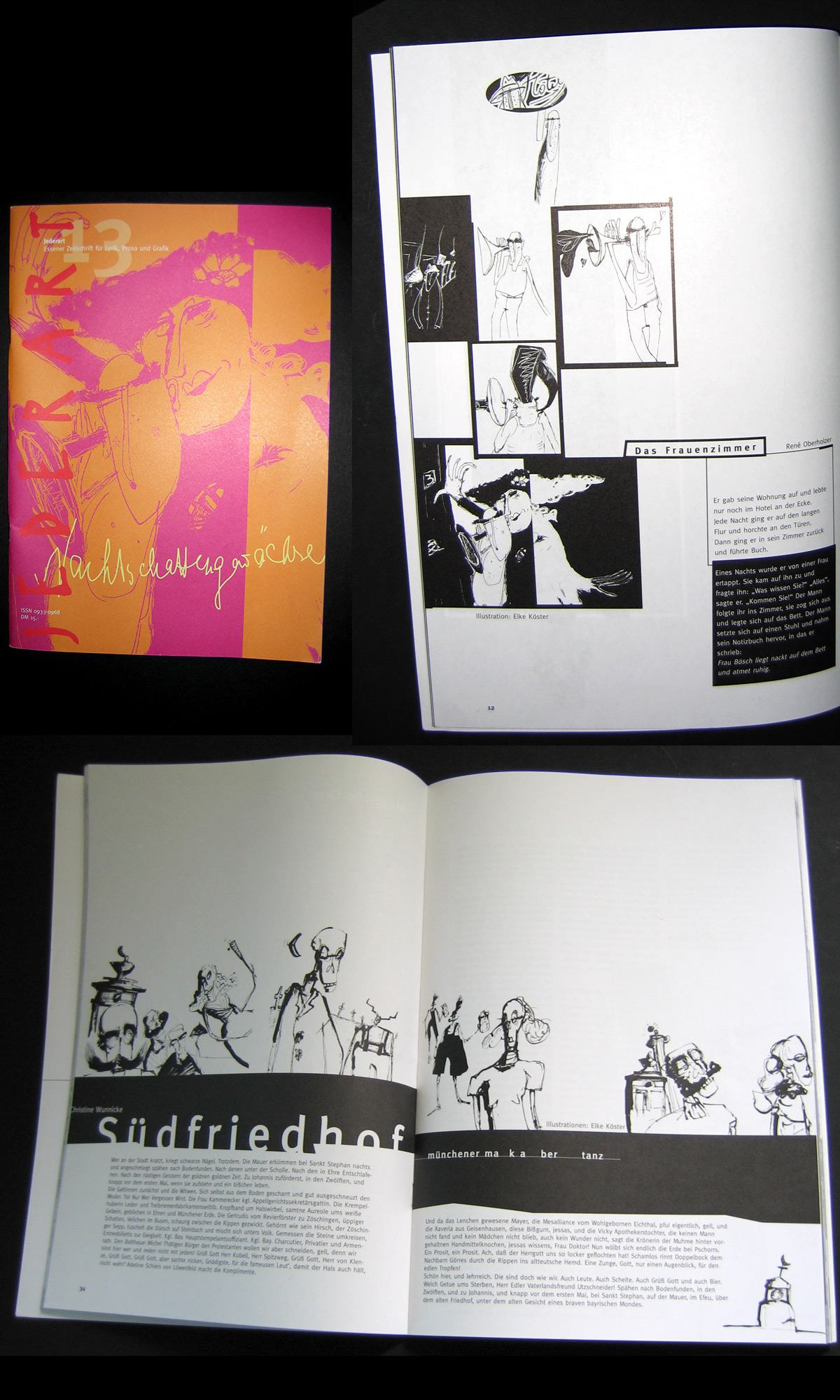 Illustrationen LIteraturmagazin Jederart